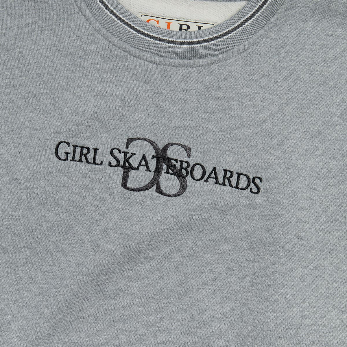 Girl Gs Embroidered Crewneck Sweatshirt - Grey image 2