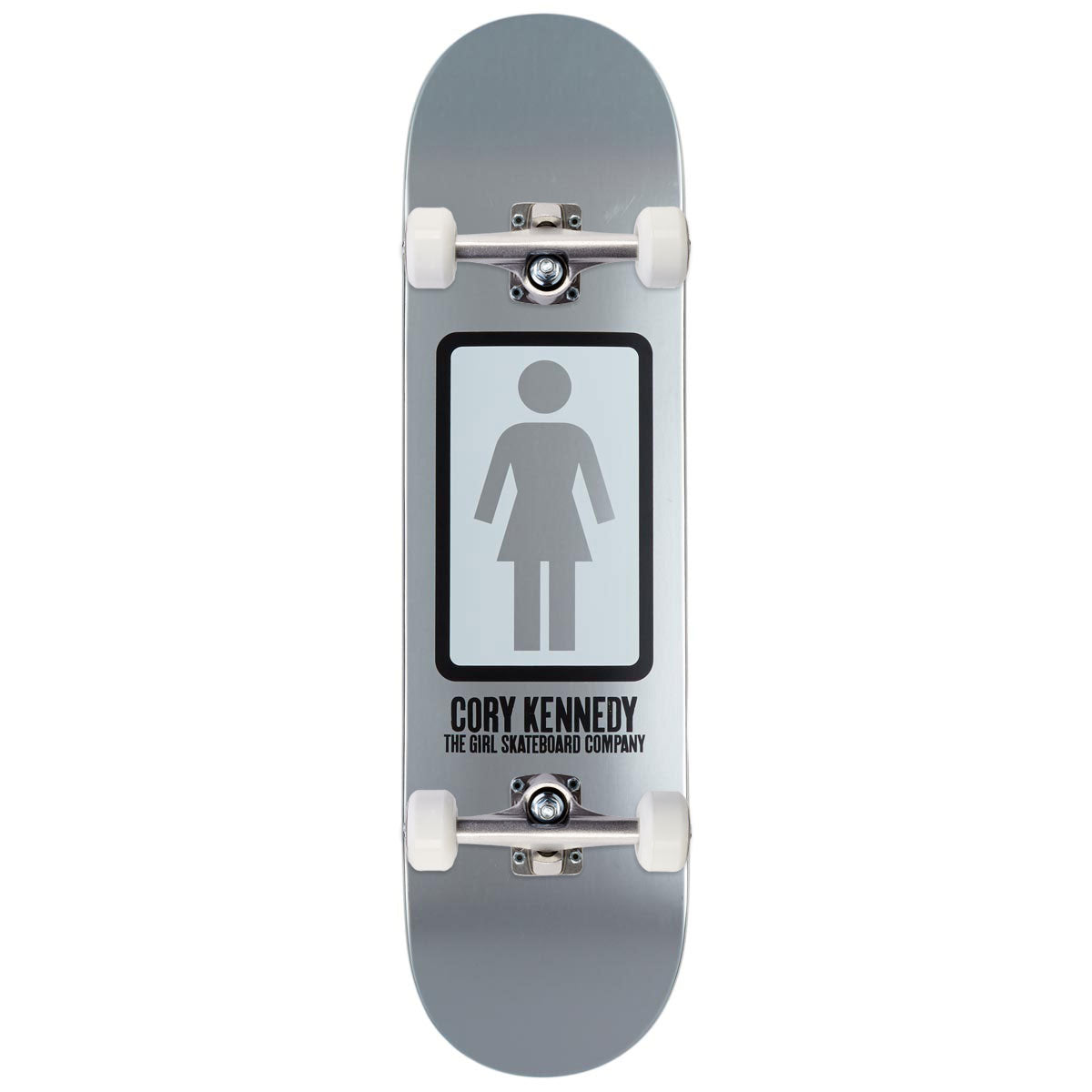 Girl OG Black White Kennedy Skateboard Complete - Grey - 8.50