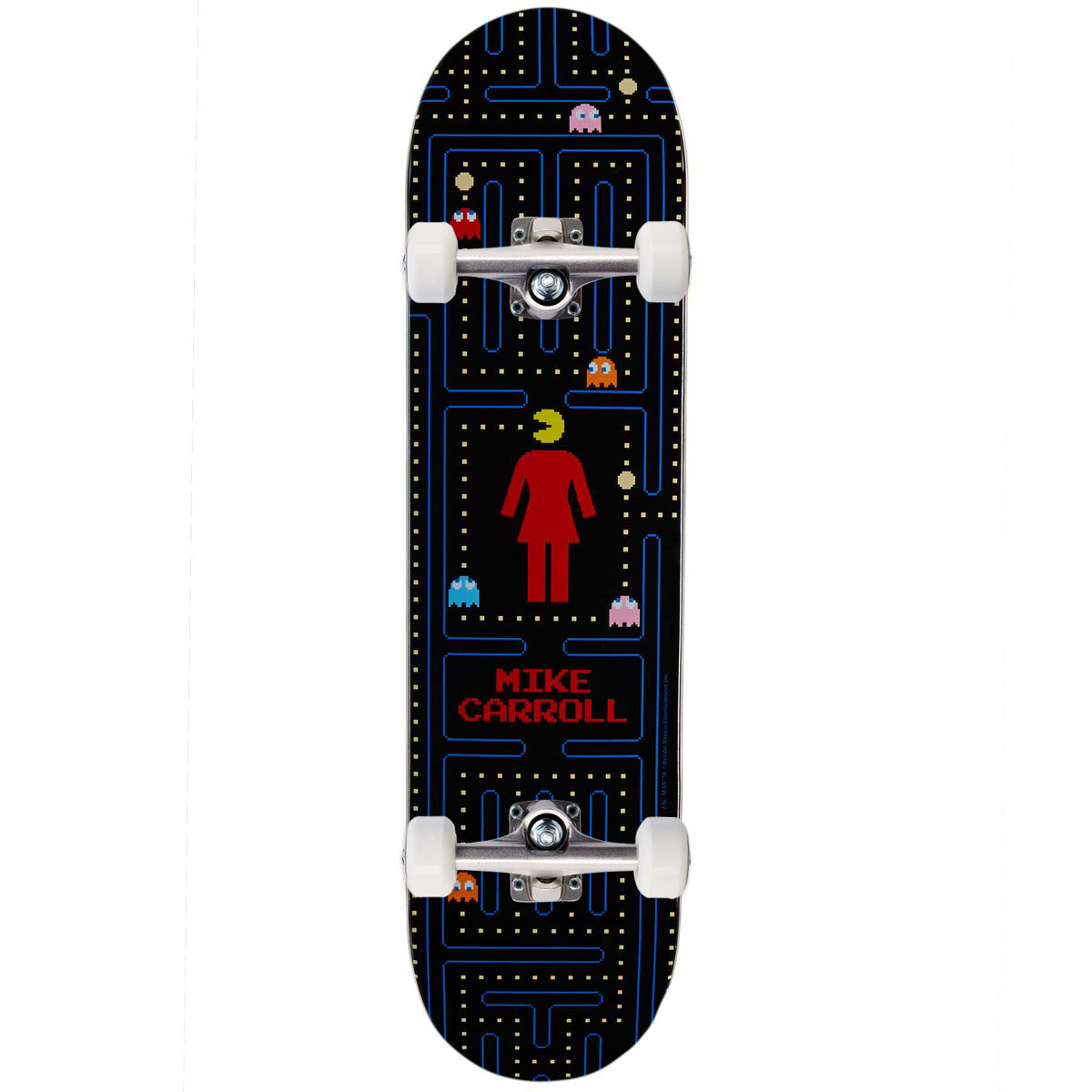 Girl x Pac-Man Carroll Skateboard Complete - Black - 8.50