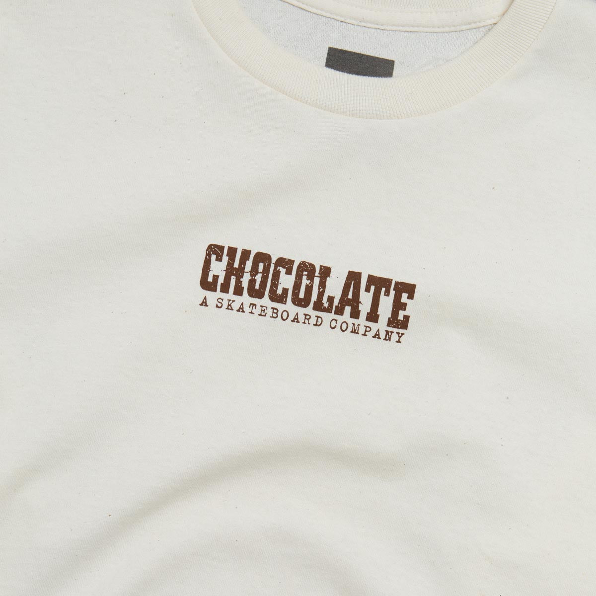 Chocolate Western Long Sleeve T-Shirt - Cream image 2