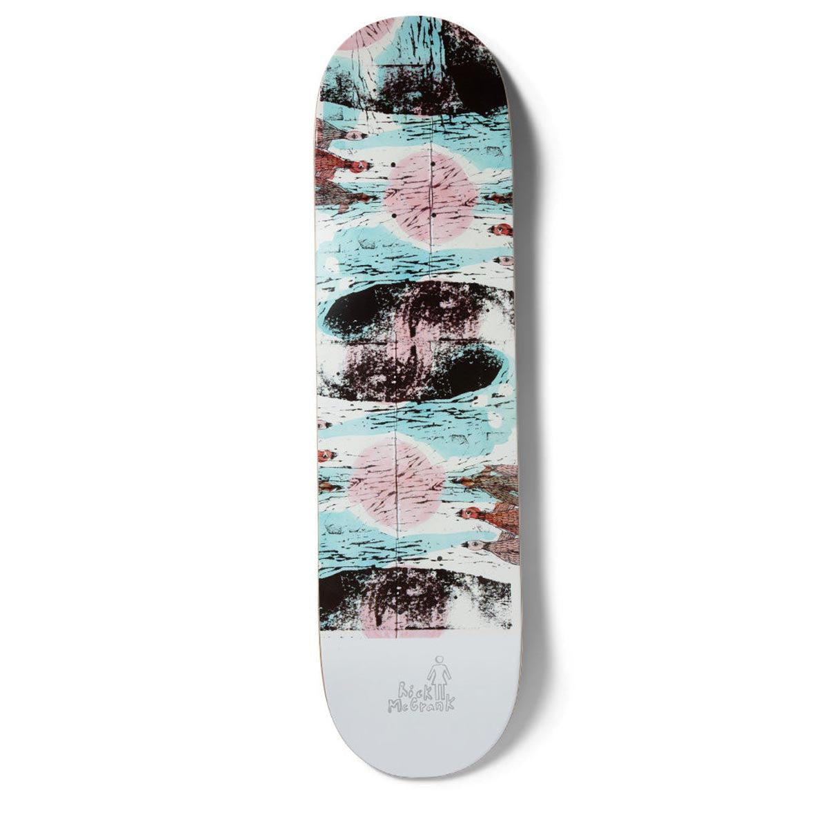 Girl Mccrank Susuki Method Skateboard Deck - 8.25