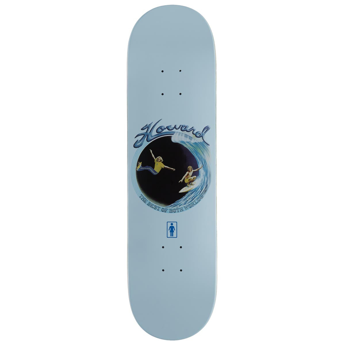 Girl Howard Best Of Both Worlds Skateboard Deck - 8.25