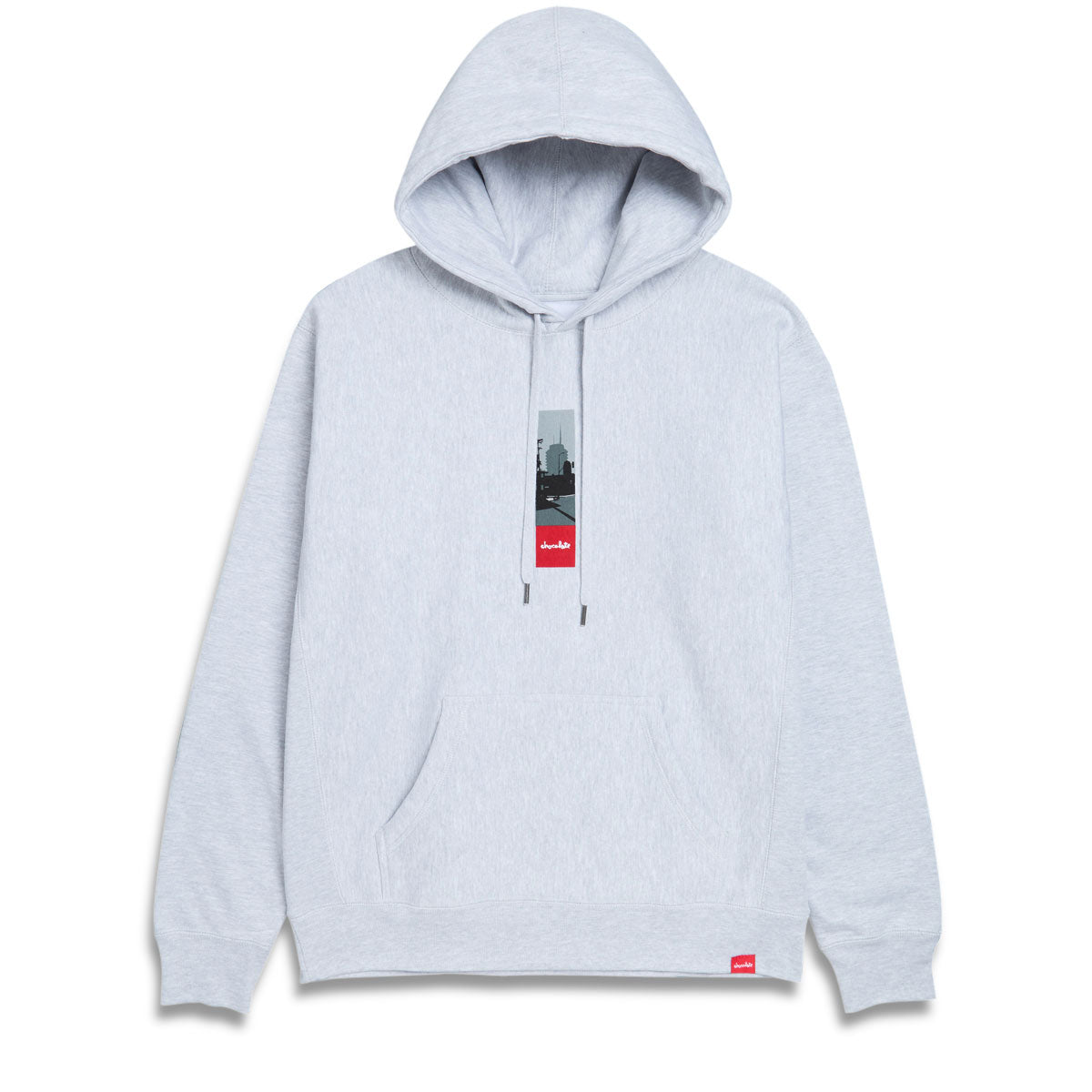 Chocolate Return To Heavy Hoodie - Grey Heather image 1