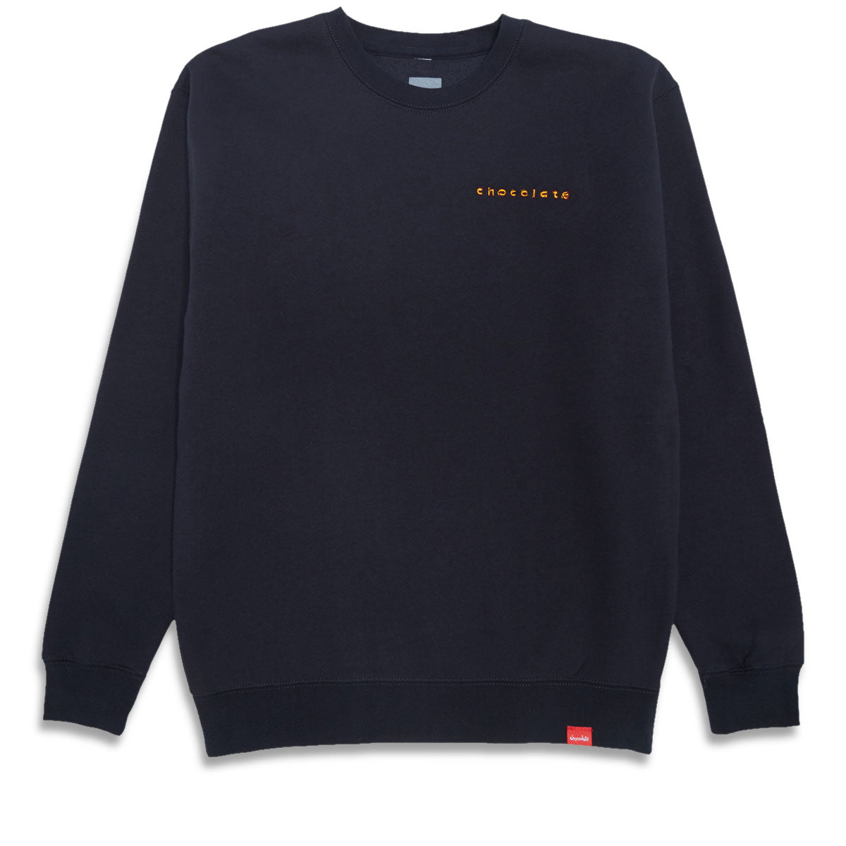 Chocolate Emb Comic Crew Sweatshirt - Navy image 1