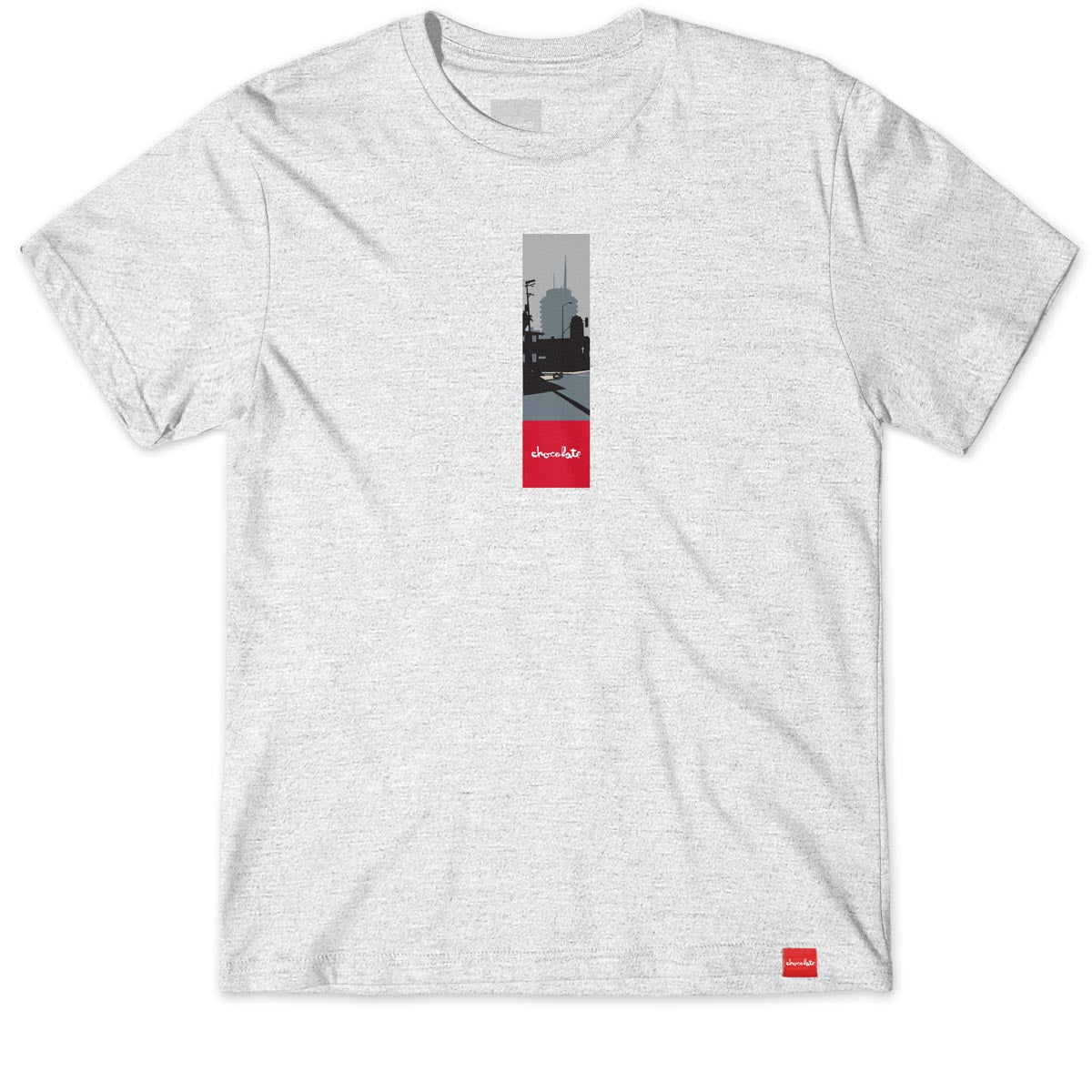 Chocolate Return To City T-Shirt - Grey Heather image 1