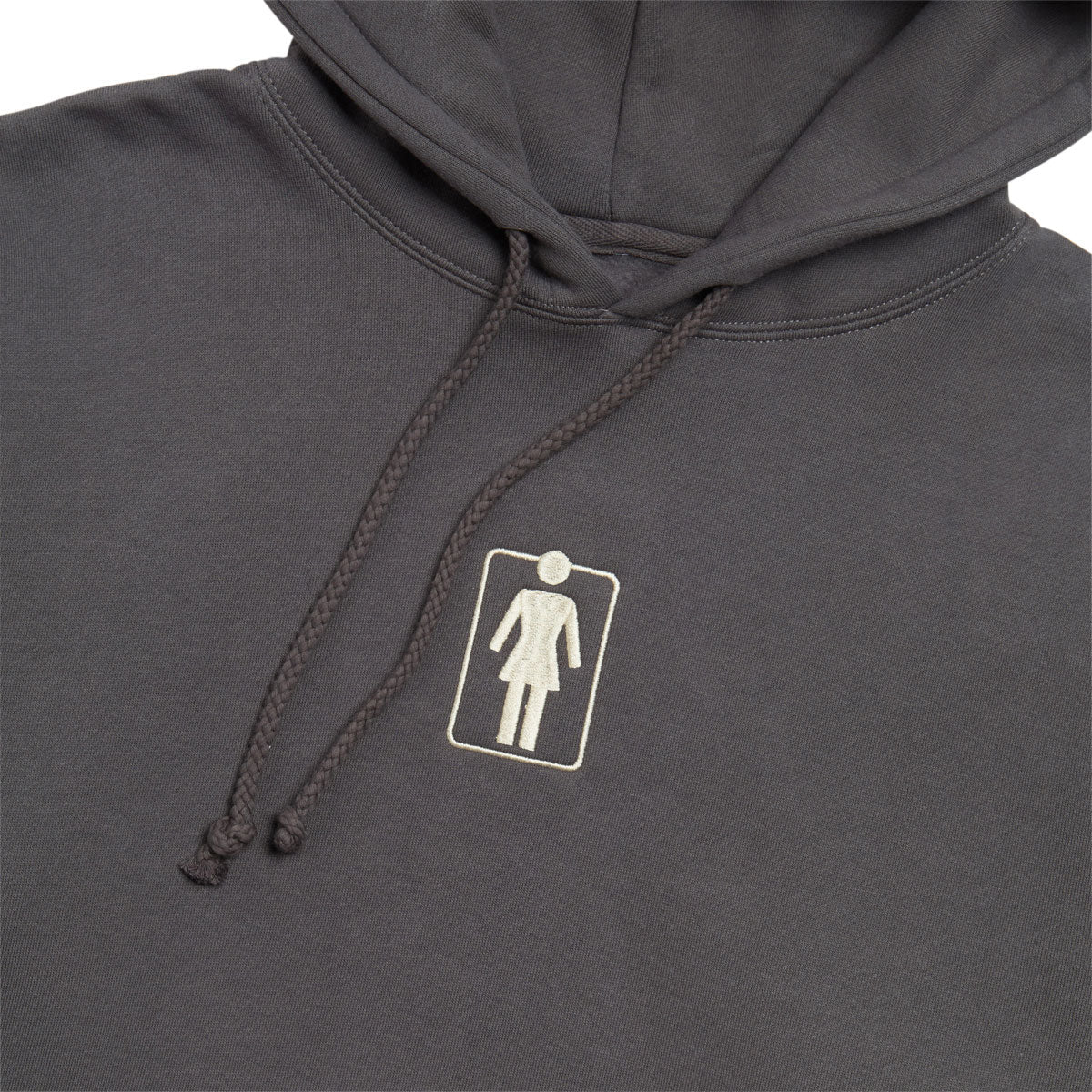 Girl OG Naturals Heavy Hoodie - Charcoal image 2