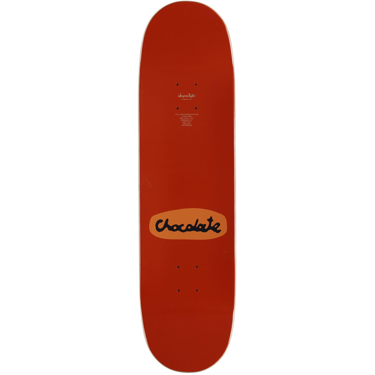 Chocolate Trahan Mcfetridge Drips Skateboard Deck - 8.25