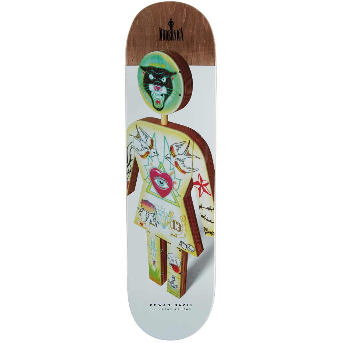 Girl Davis Modernica Skateboard Deck - 8.125