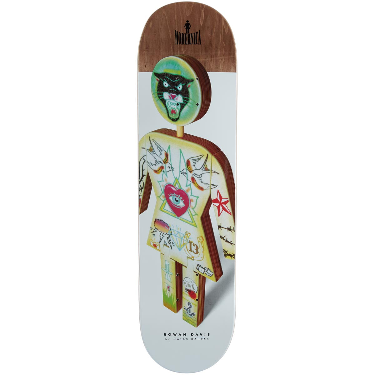 Girl Davis Modernica Skateboard Deck - 8.25