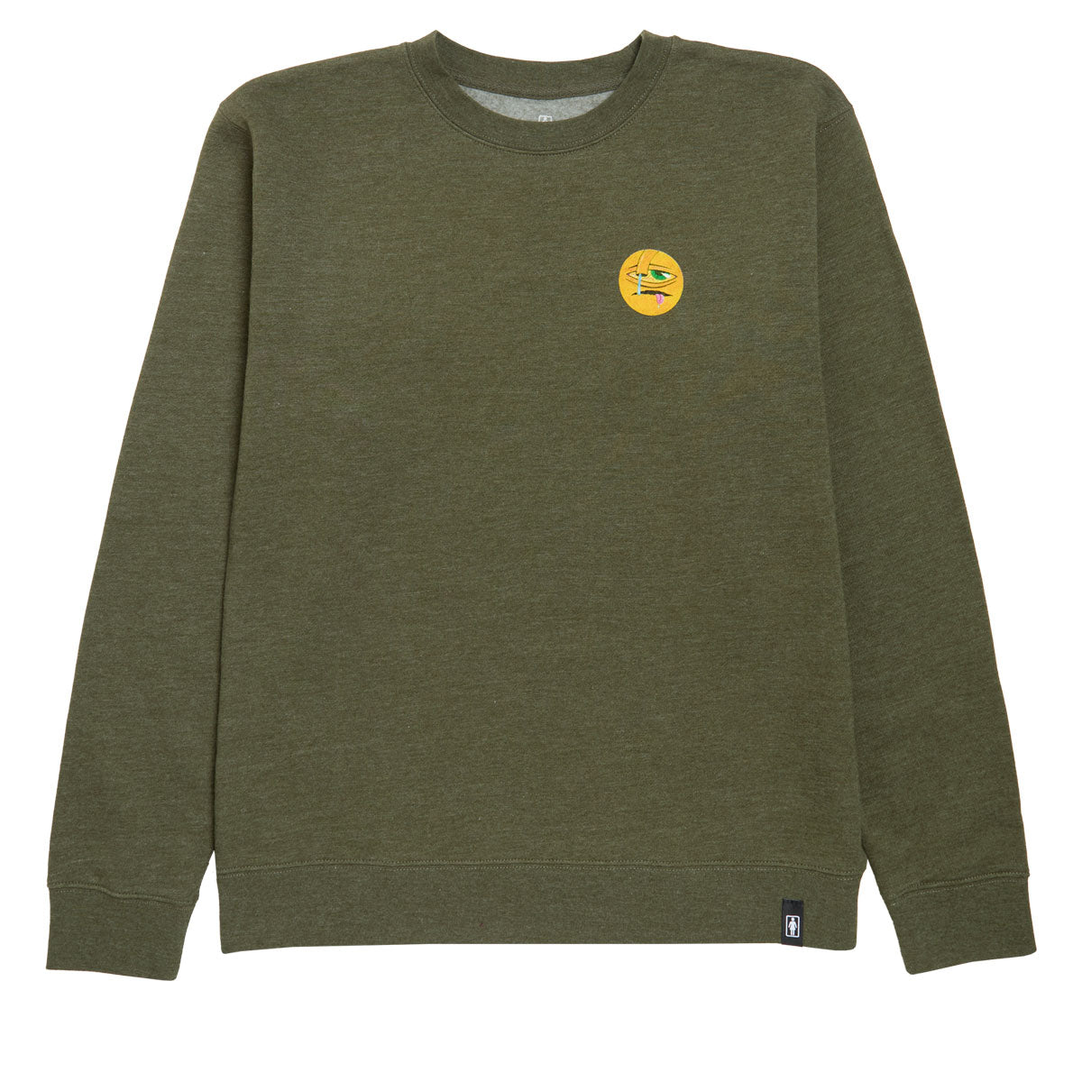 Girl Templeton Crewneck Sweatshirt - Olive Heather image 1