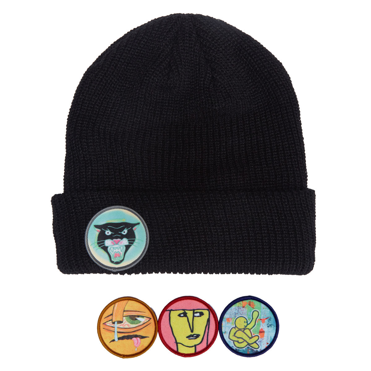 Girl Legend Head Patch Beanie - Black image 1