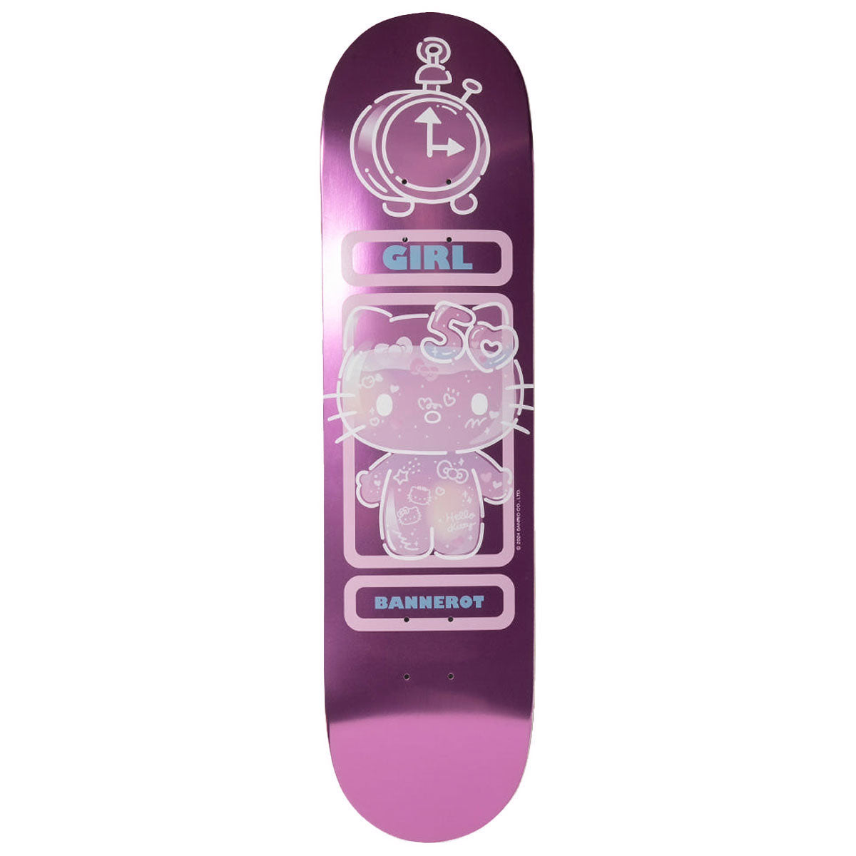 Girl x Hello Kitty 50th Anniversary Bannerot Skateboard Deck - 8.50