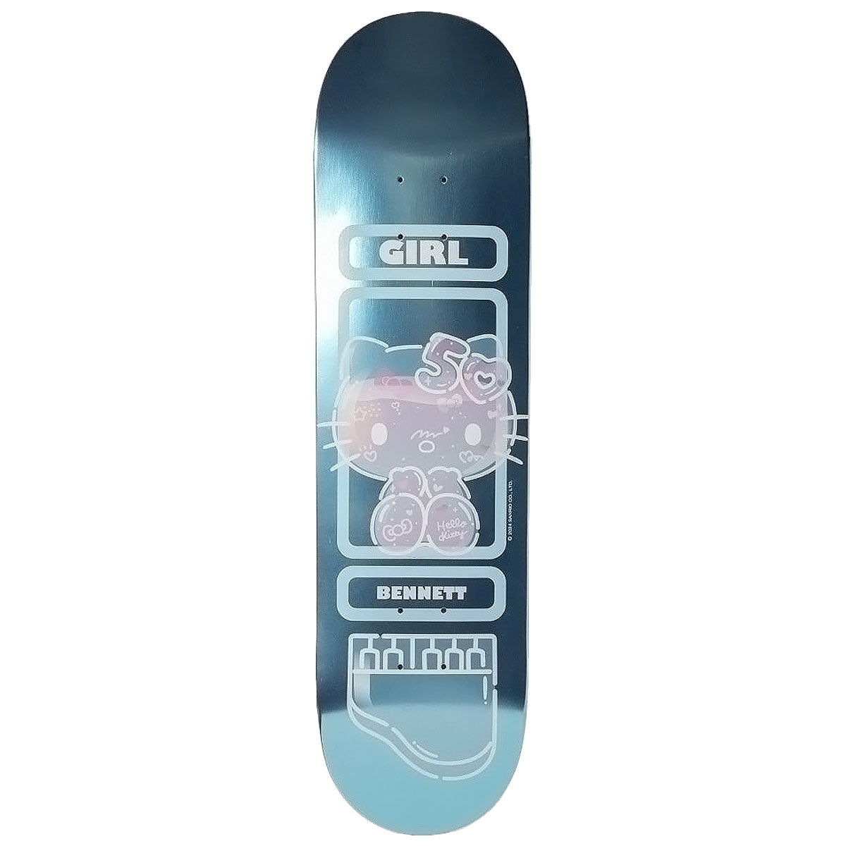 Girl x Hello Kitty 50th Anniversary Bennett Skateboard Deck - 8.25