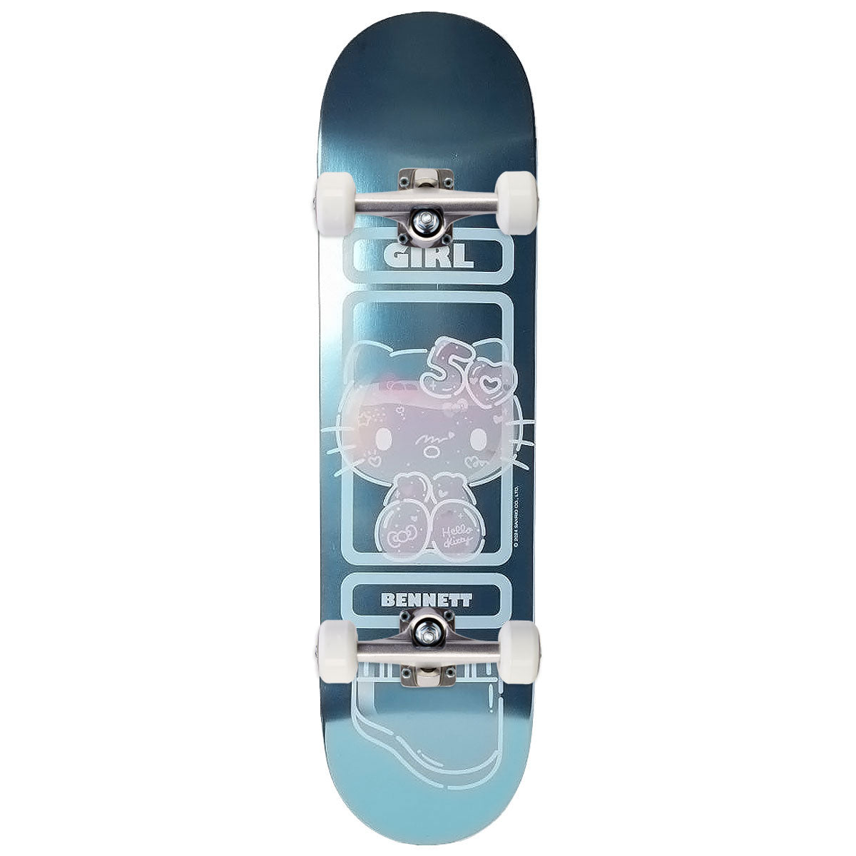 Girl x Hello Kitty 50th Anniversary Bennett Skateboard Complete - 8.00