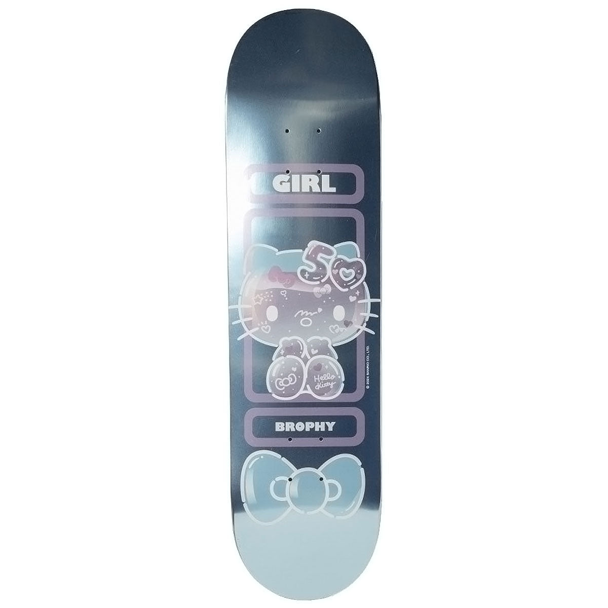 Girl x Hello Kitty 50th Anniversary Brophy Skateboard Deck - 8.25