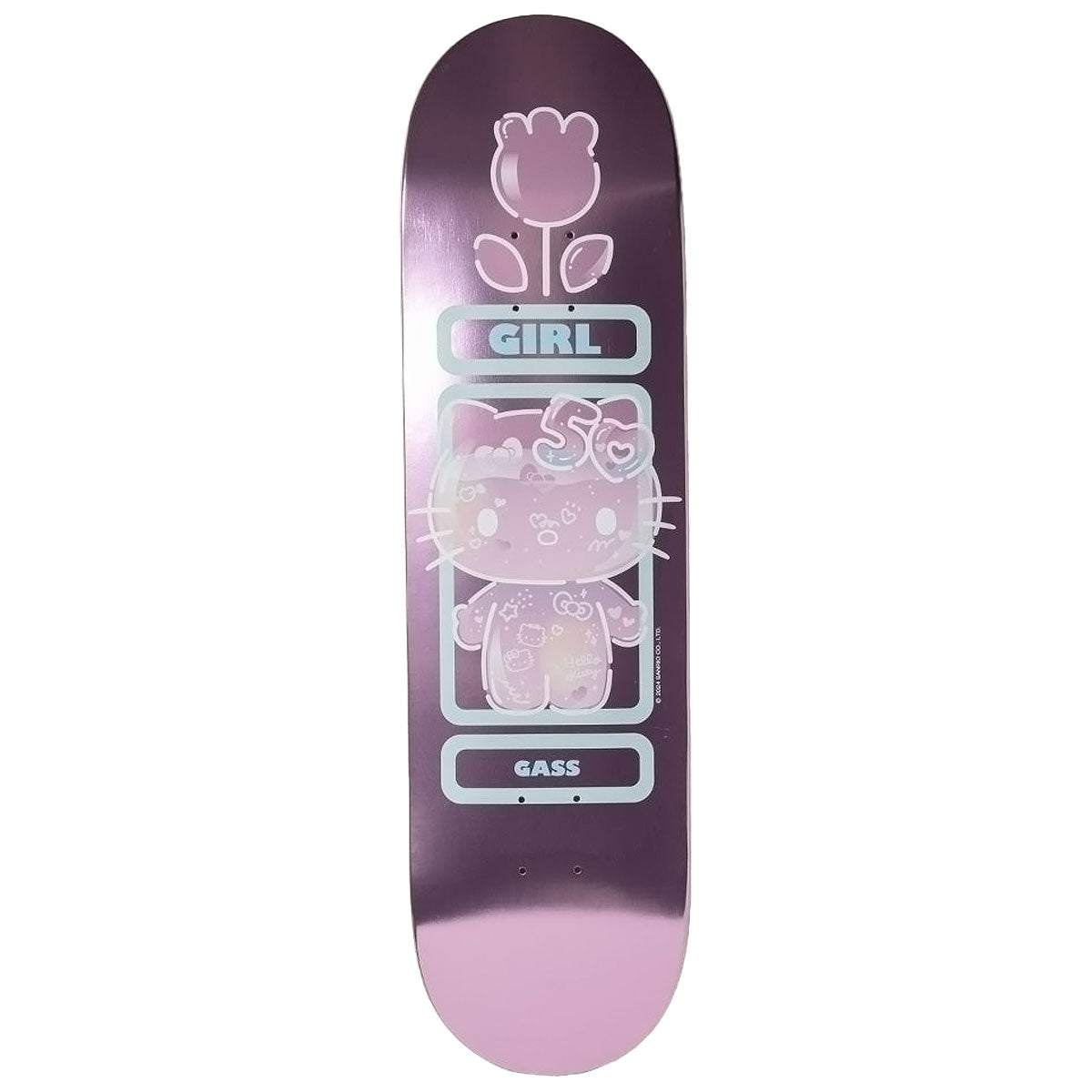 Girl x Hello Kitty 50th Anniversary Gass Skateboard Deck - 8.125