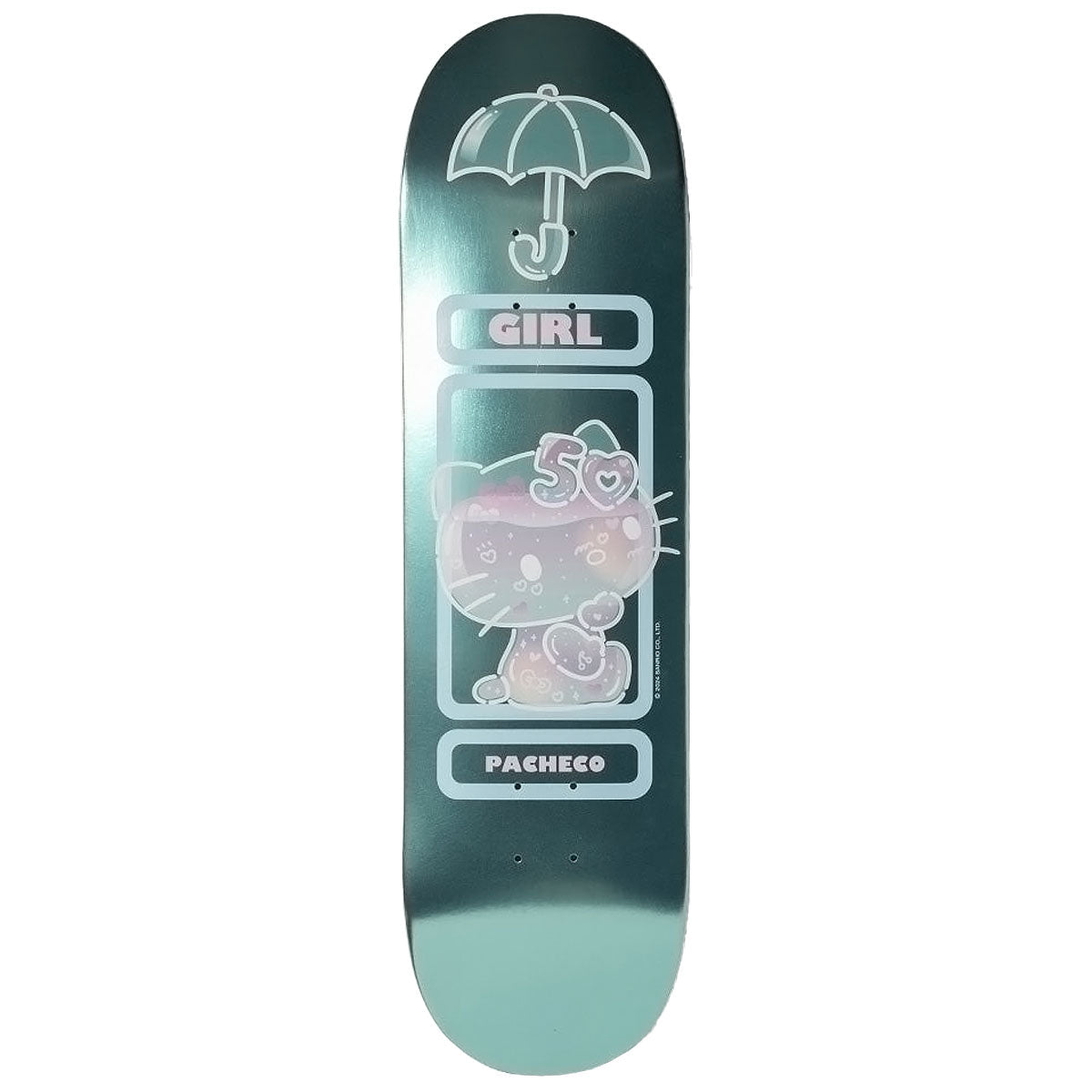 Girl x Hello Kitty 50th Anniversary Pacheco Skateboard Deck - 8.375