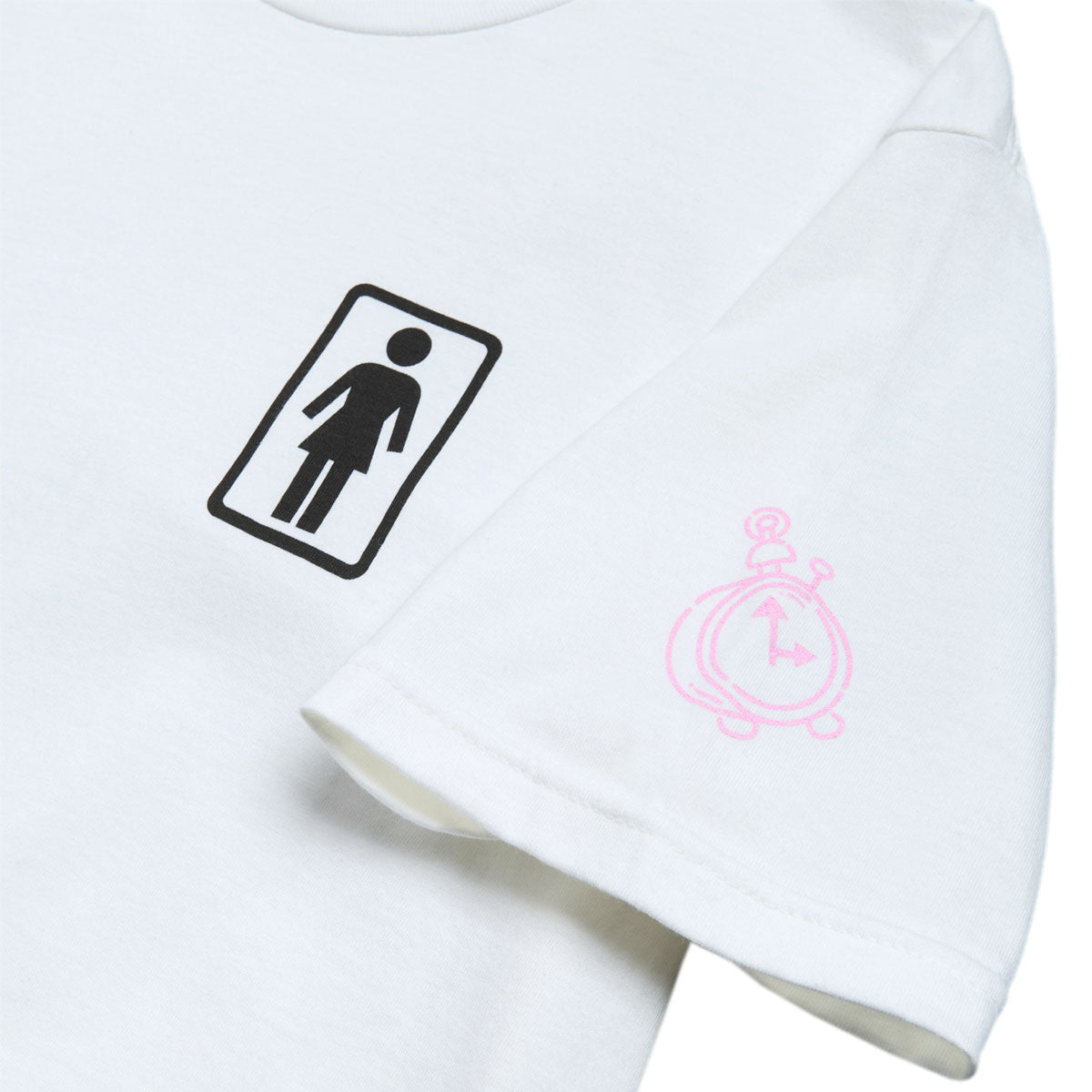 Girl x Hello Kitty All Over T-Shirt - White image 3