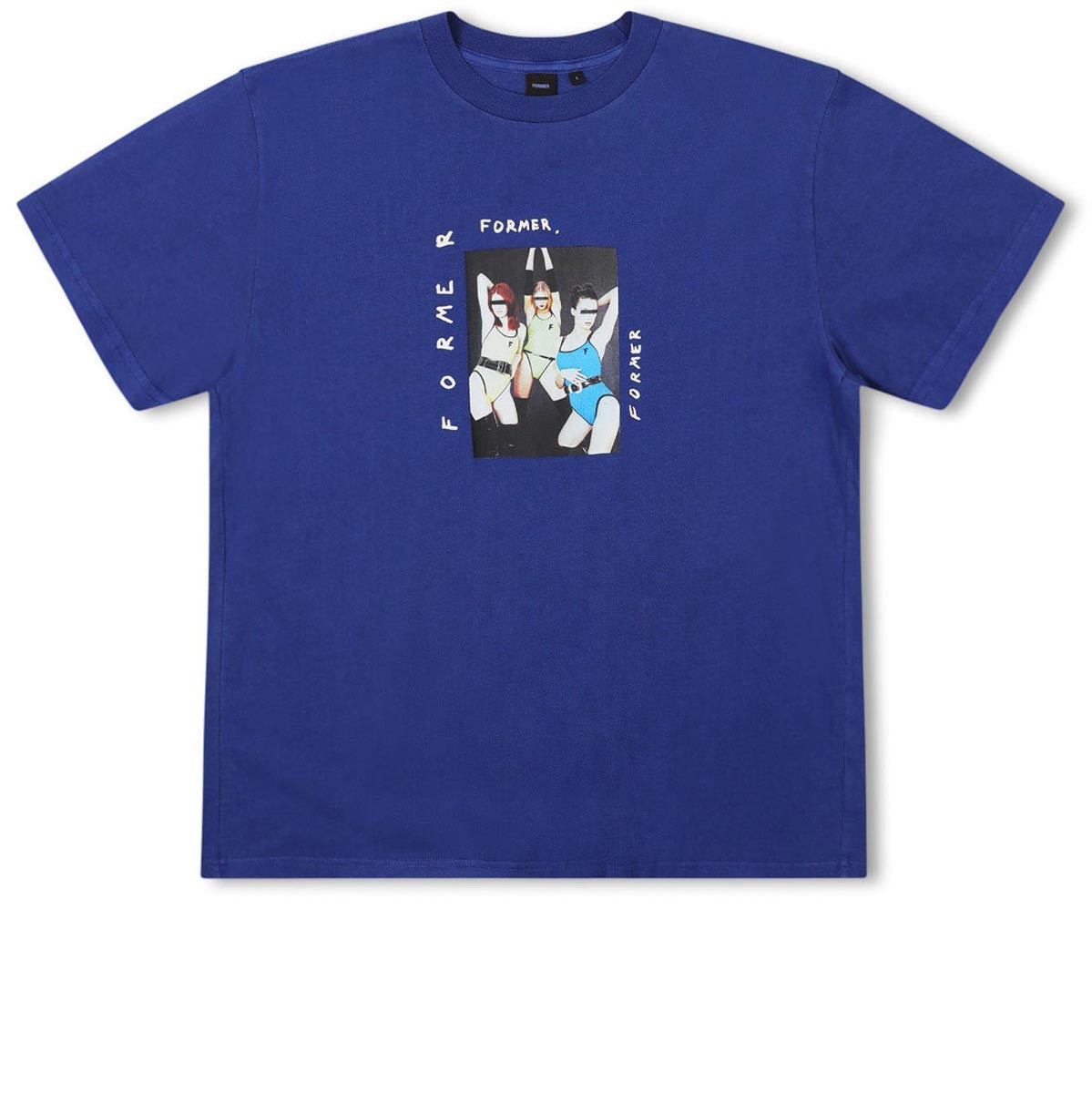 Former Girl Band T-Shirt - Deep Cobalt image 1