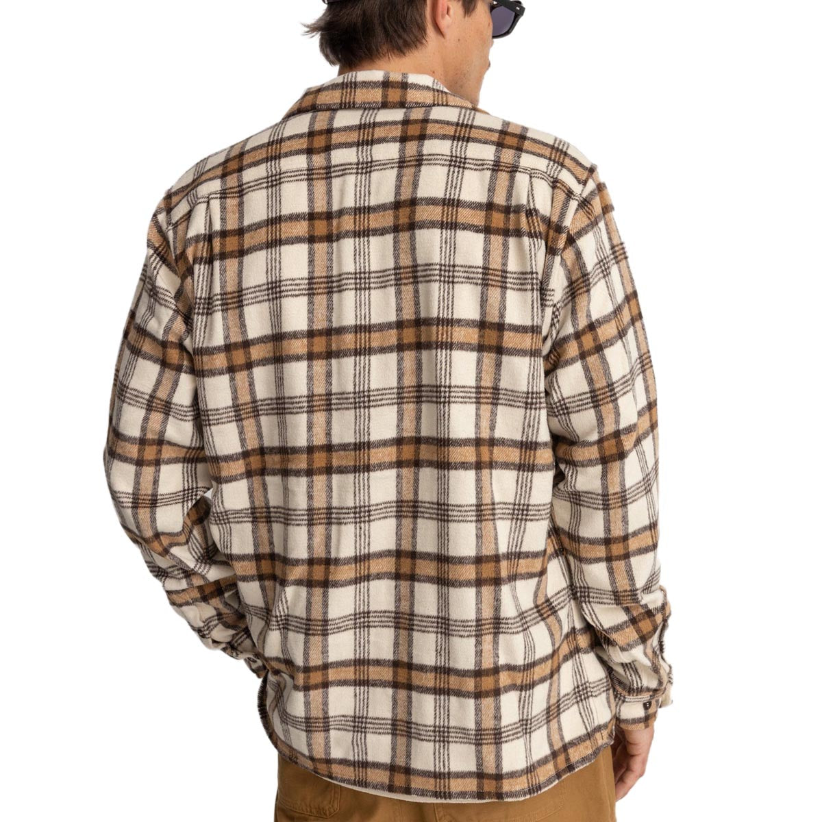 Rhythm Albert Check Long Sleeve Shirt - Natural image 2