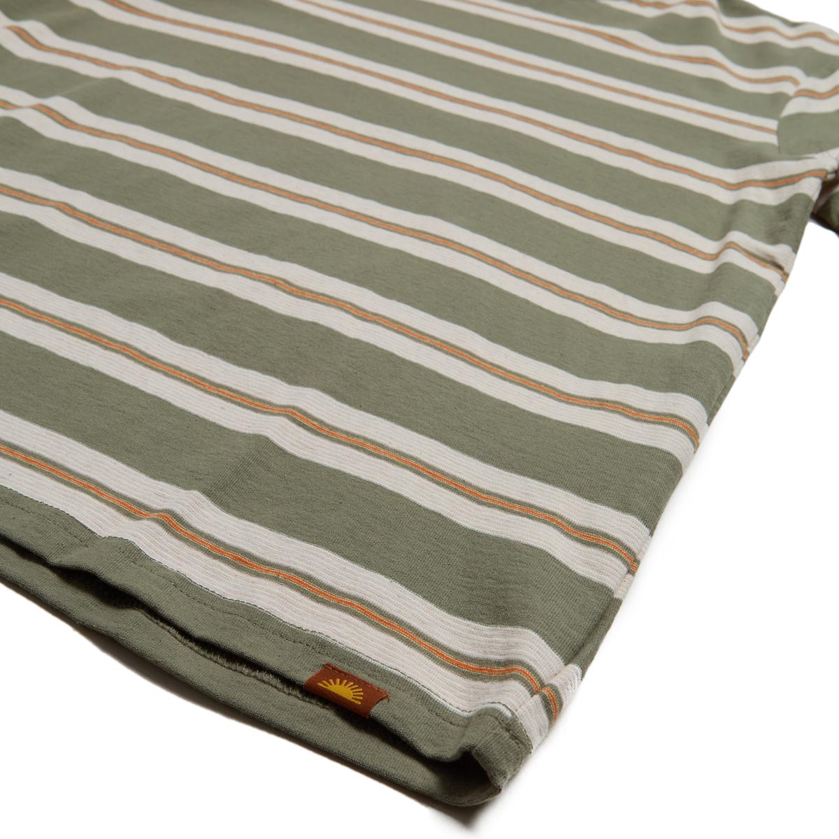 Rhythm Vintage Stripe T-Shirt - Olive image 4