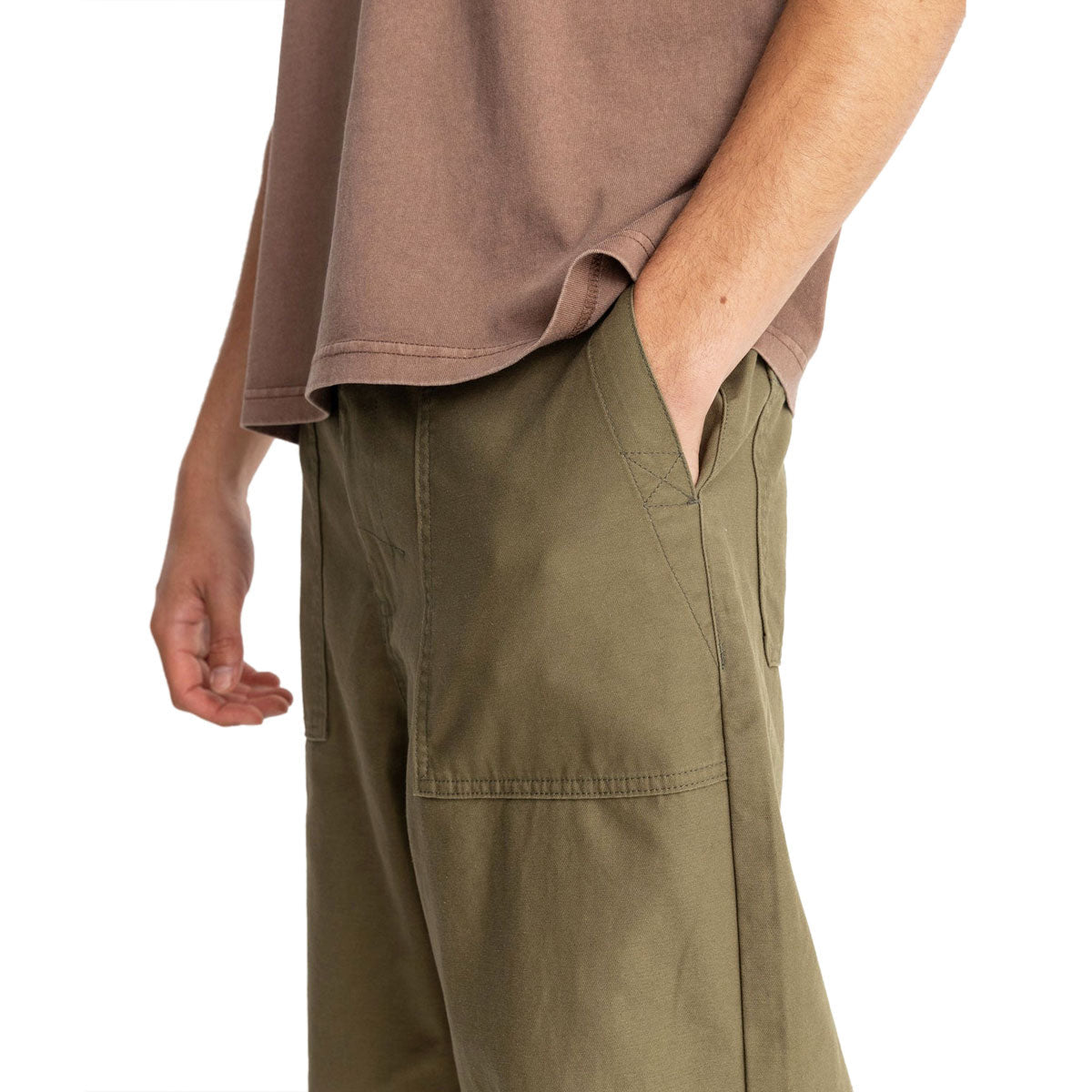 Rhythm Field Trouser Pants - Olive image 3