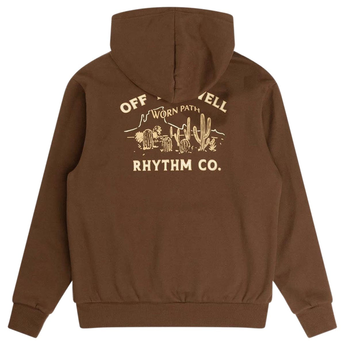 Rhythm Worn Path Fleece Hoodie - Brown image 5