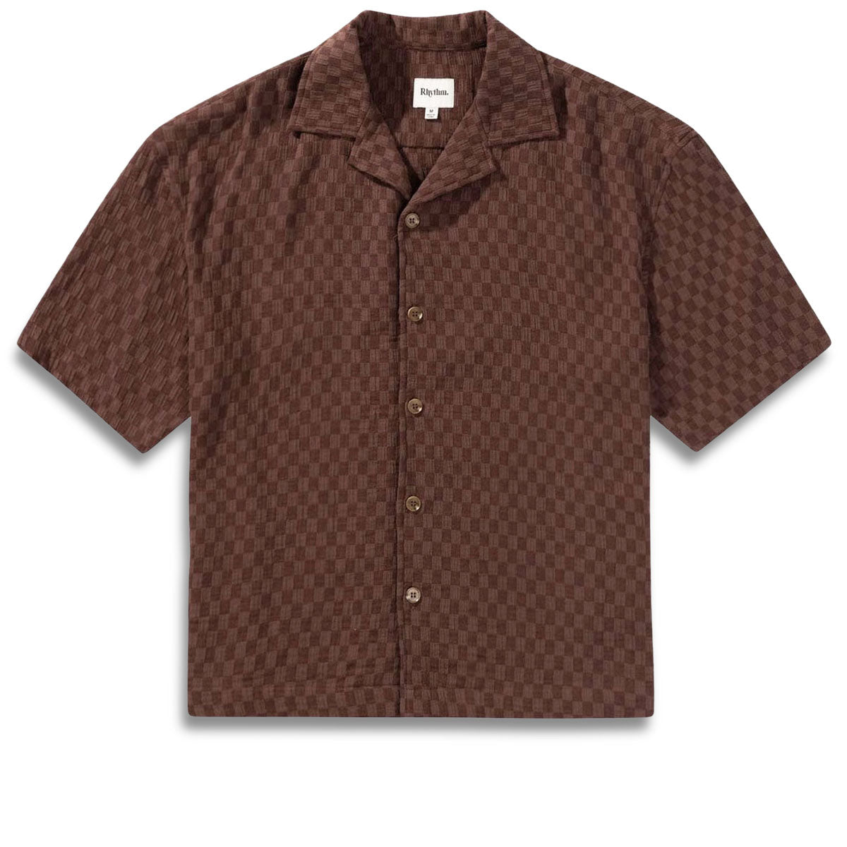 Rhythm Relaxed Texture Shirt - Chocolate image 4