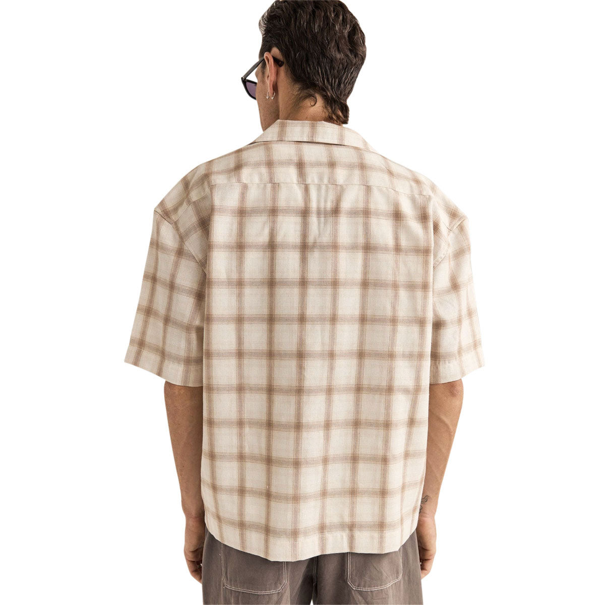 Rhythm Relaxed Check Shirt - Natural image 2