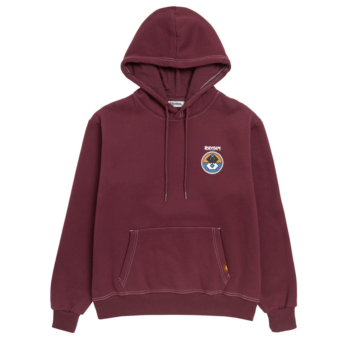 Rhythm Channel Fleece Hoodie - Merlot image 1