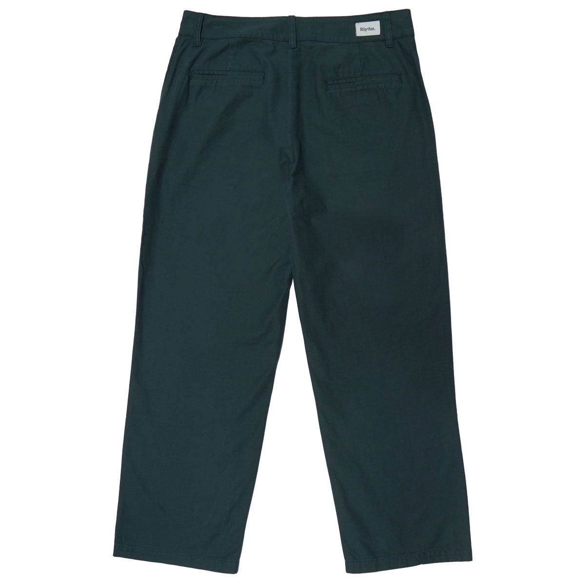 Rhythm Essential Twill Trouser Pants - Dark Green image 3