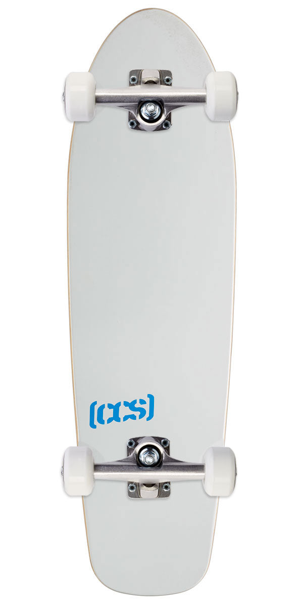 CCS Logo Cruiser Skateboard Complete - White - 8.00