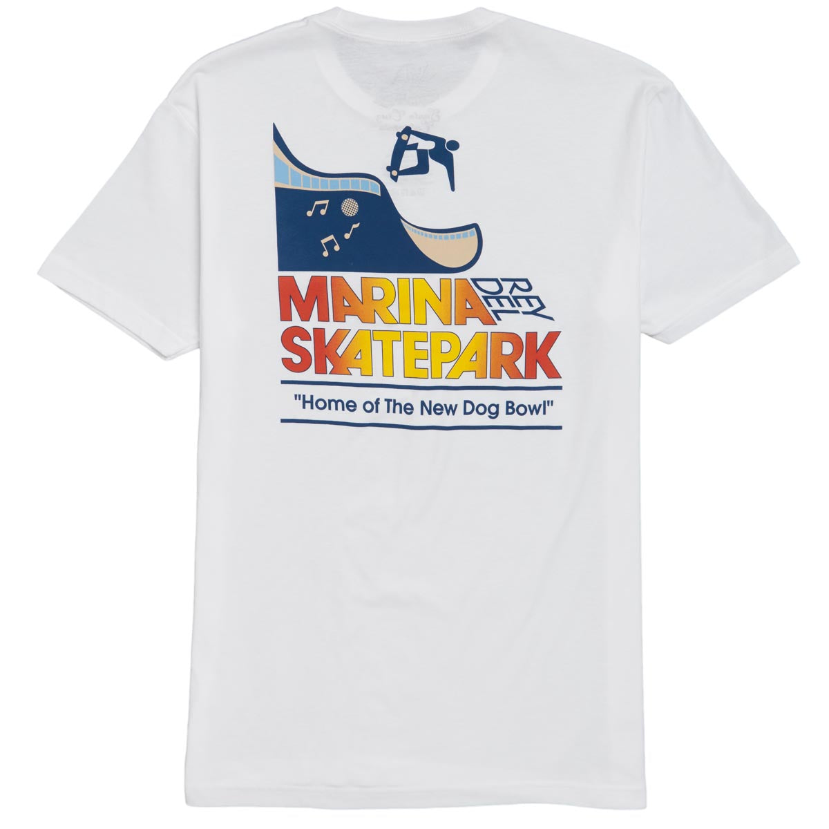 45RPM Vintage Marina Del Rey Skatepark T-Shirt - White image 1