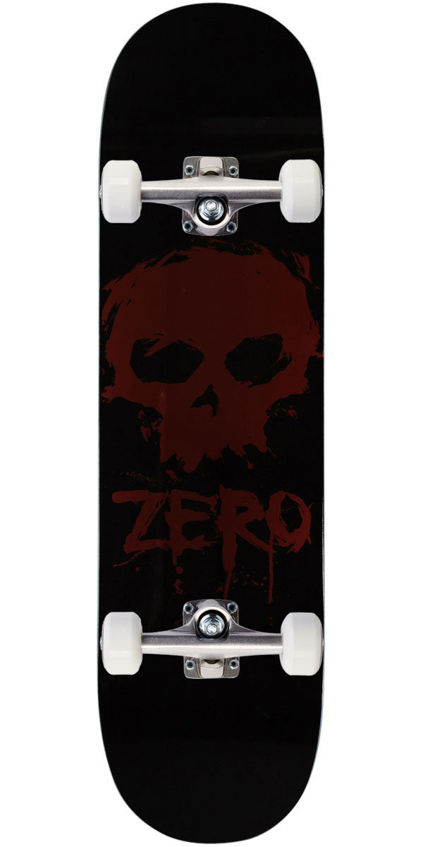 Zero Blood Skull Skateboard Complete - Red Foil - 8.50