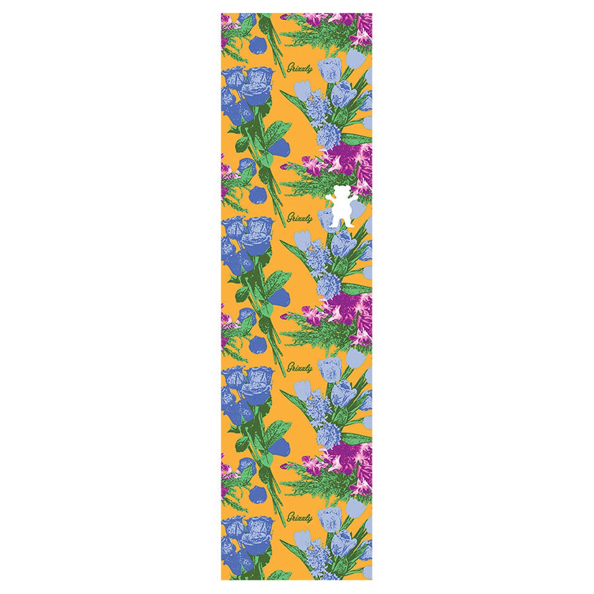 Grizzly Give Em Flowers Grip tape - Orange image 1