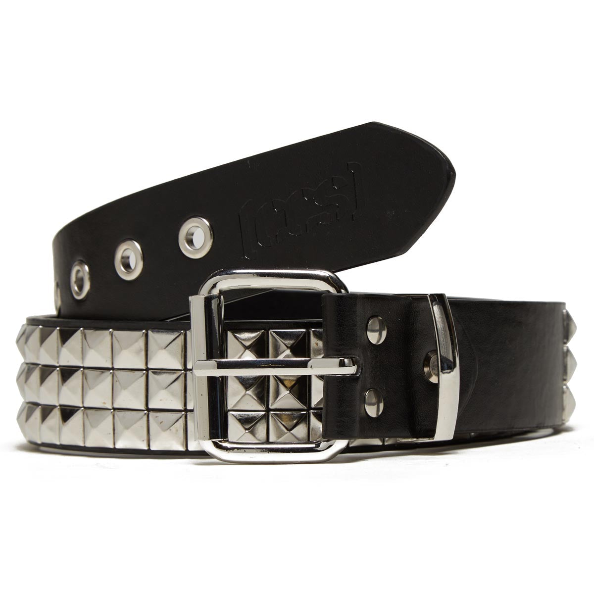 CCS Pyramid Studded Belt - 3 Row - Black image 1