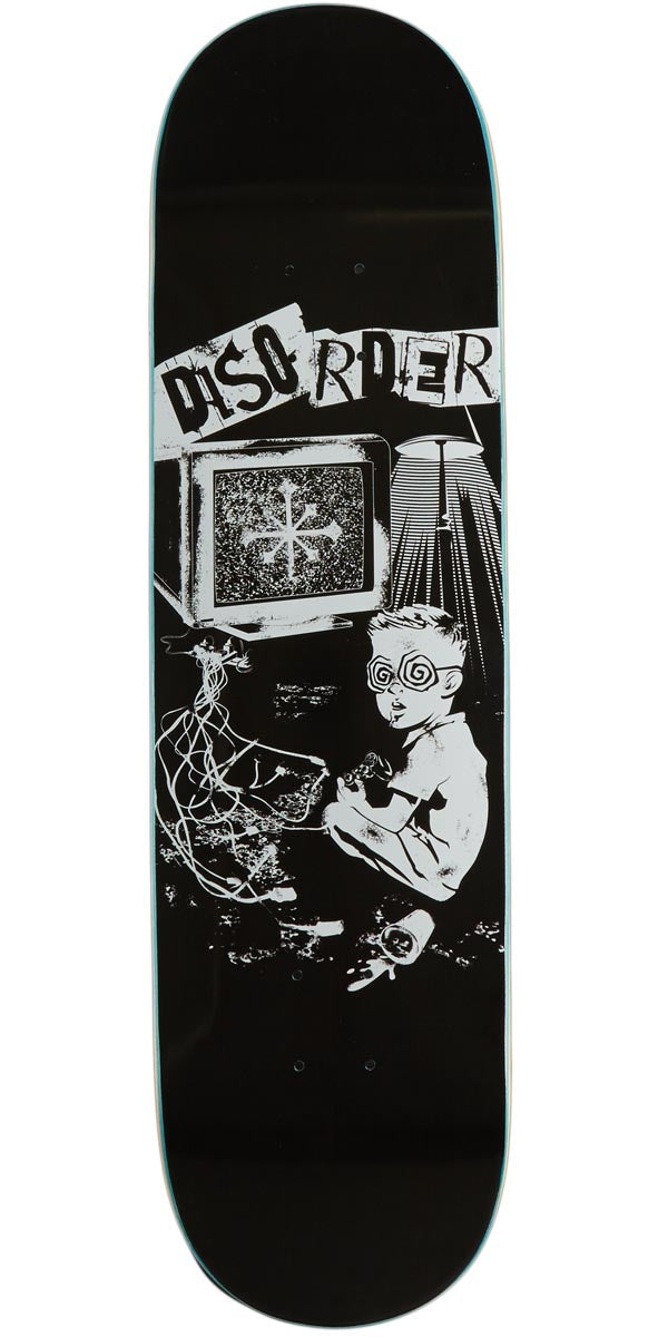 Disorder Good Game Skateboard Deck - Black - 8.00