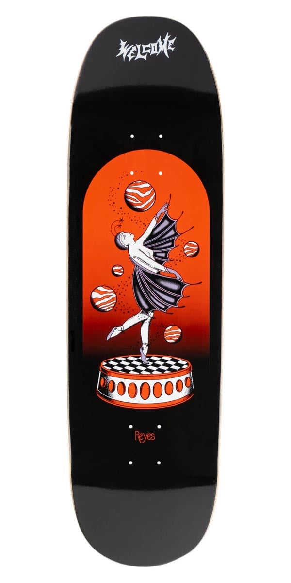 Welcome Dancer Ryan Reyes On A Baculus 2.0 Skateboard Deck - Black - 9.00