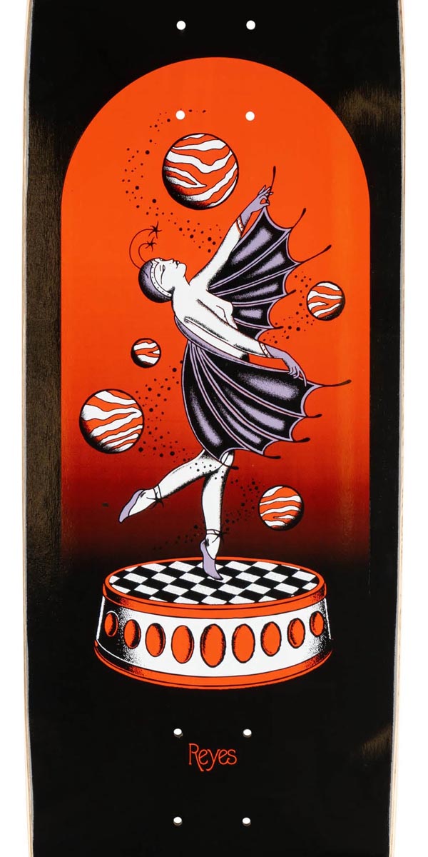 Welcome Dancer Ryan Reyes On A Baculus 2.0 Skateboard Deck - Black - 9.00