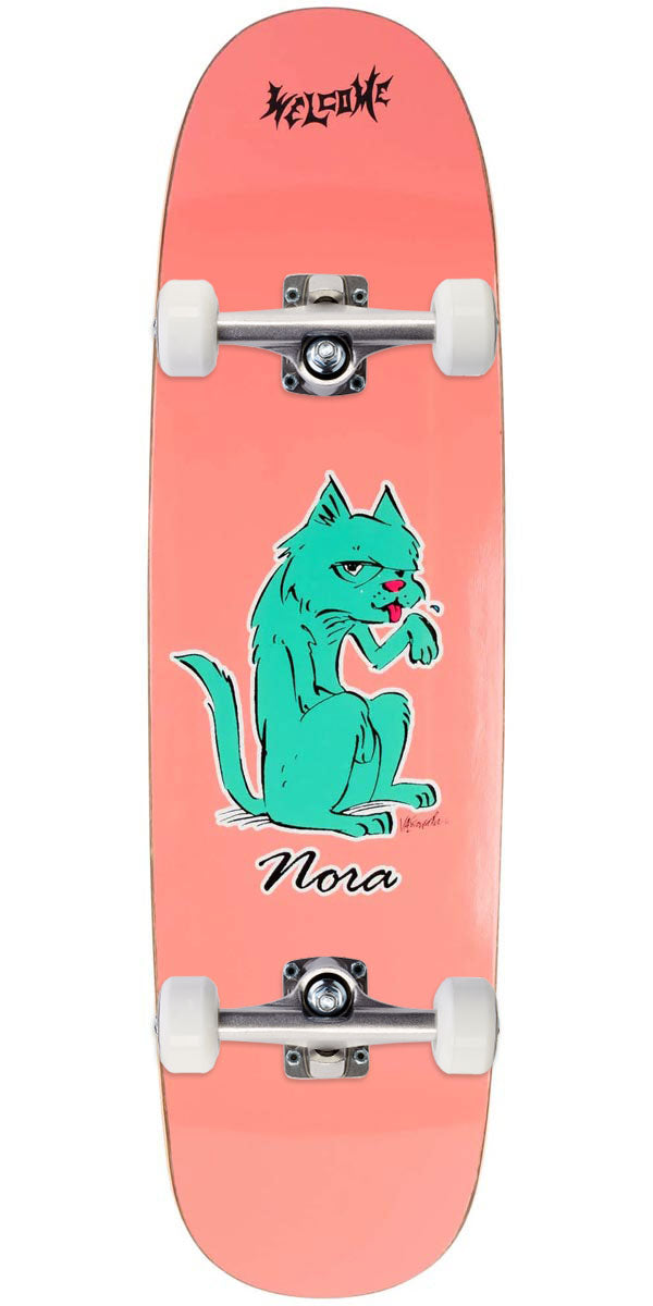 Welcome Feral Nora On A Sphynx Skateboard Complete - Pink - 8.80