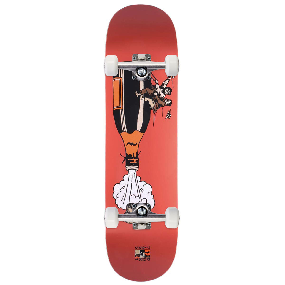 Passport Wine Em & Dine Em Pop The Cork Skateboard Complete - 8.80