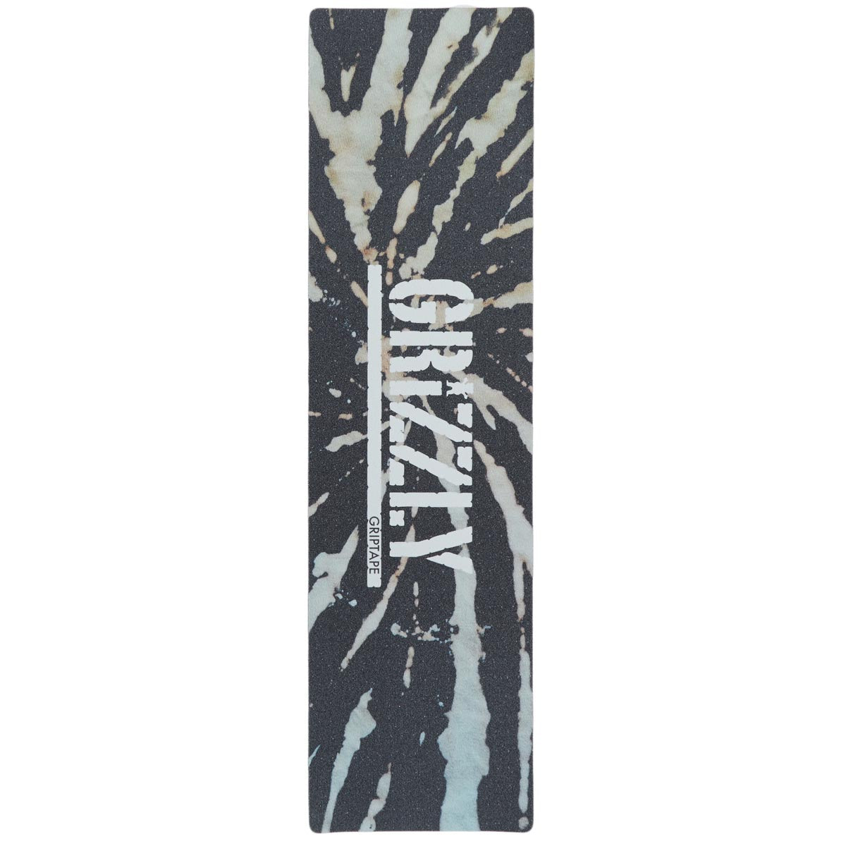 Grizzly Tie-Dye Stamp Grip tape - Black/Cream image 1