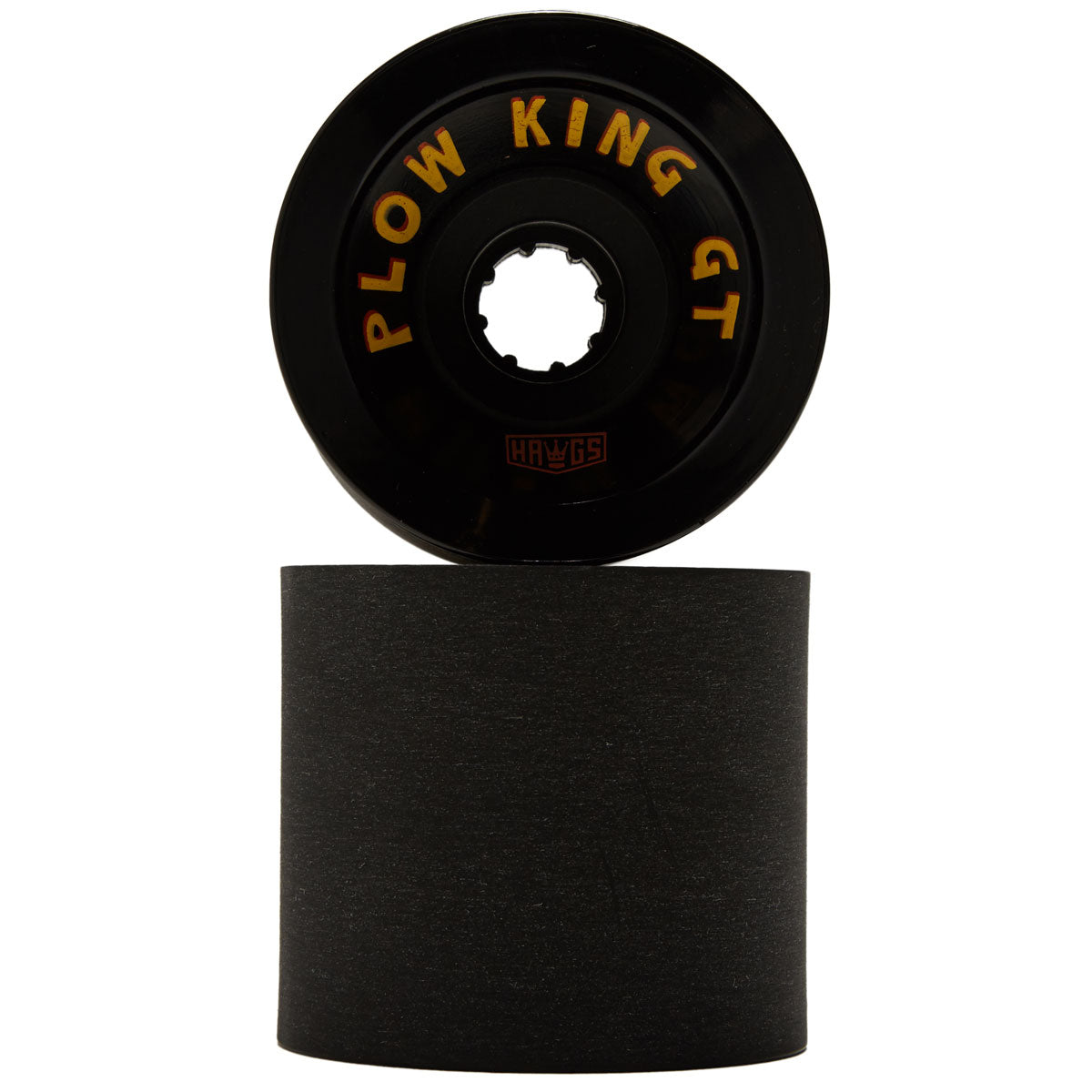 Hawgs Plow King GT 76a Longboard Wheels - Black - 74mm image 2