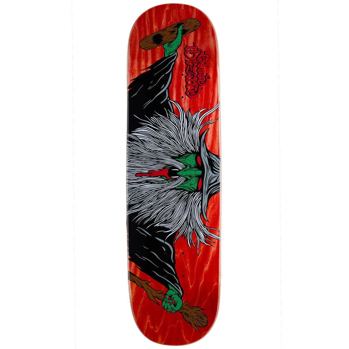 Blood Wizard Flying Wizard Blunt Skateboard Deck - Assorted Stains - 8.625