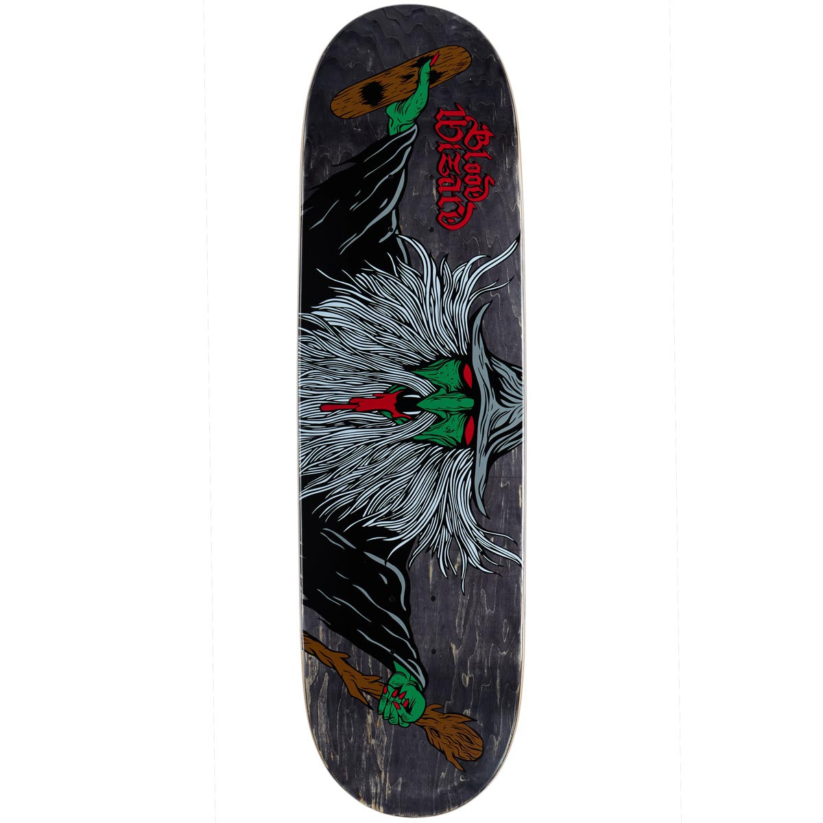 Blood Wizard Flying Wizard Skateboard Deck - Assorted Stains - 9.00