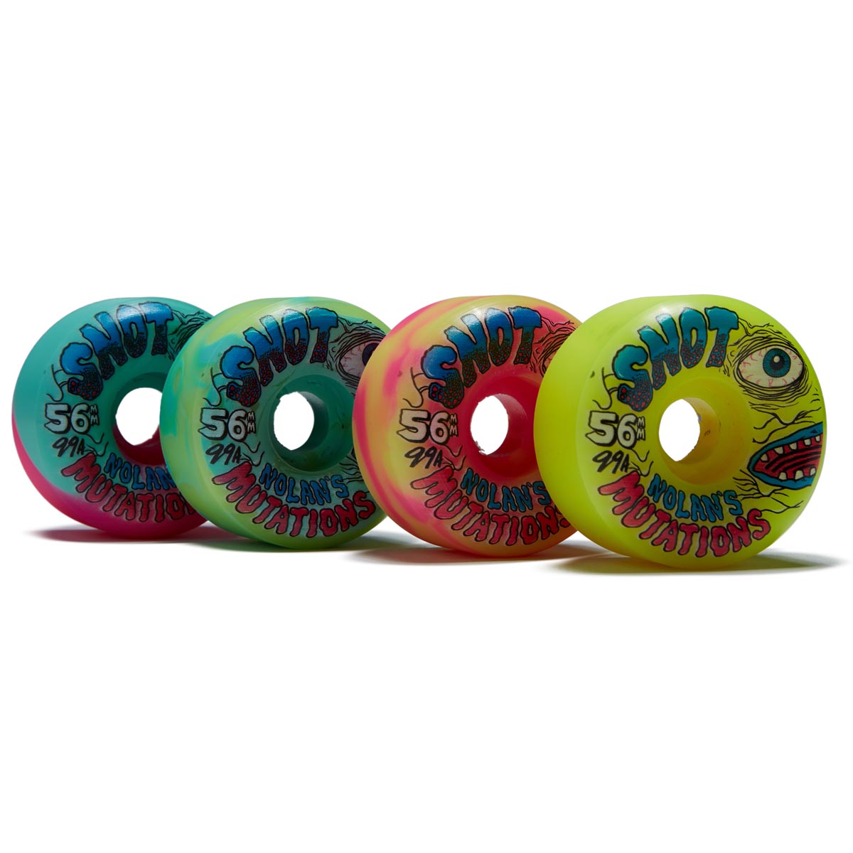 Snot Nolan's Mutations 99a Skateboard Wheels - 56mm image 1