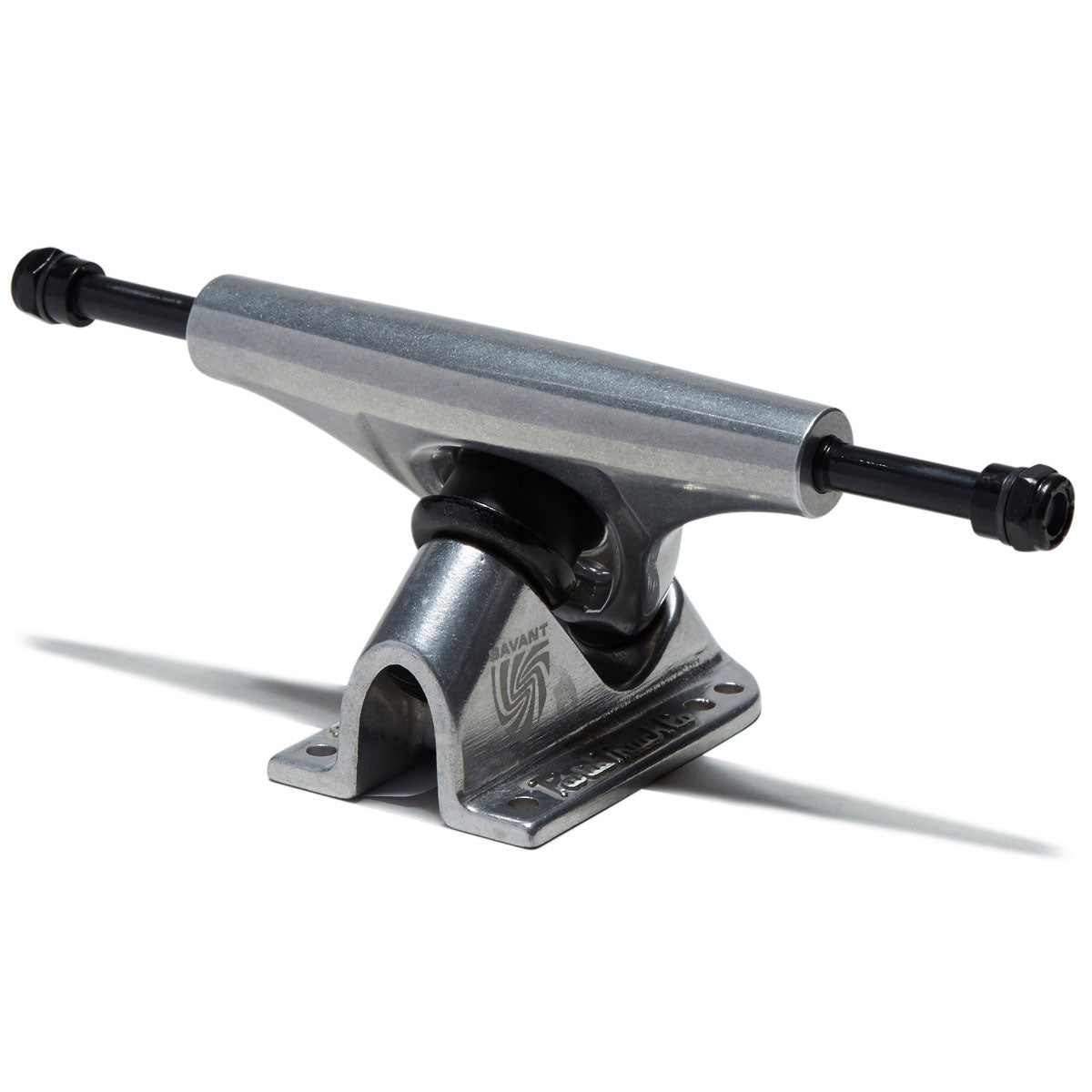 Paris Savant 125mm/135mm Convertible 50 Degree Longboard Trucks - Polished Silver image 2