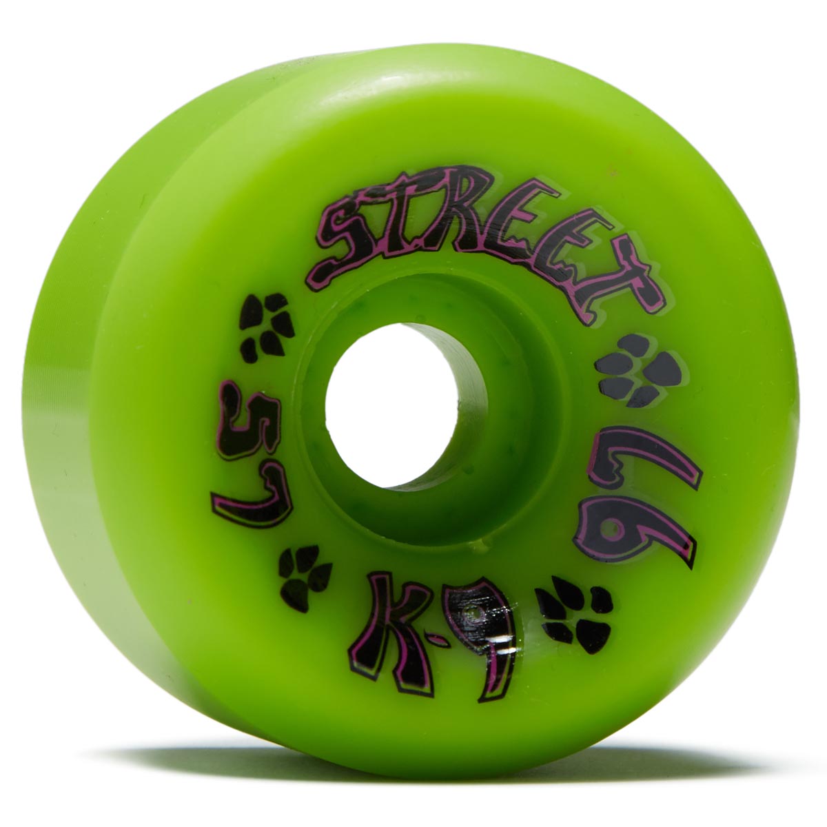 Dogtown K-9 97a Skateboard Wheels - Lime Green - 57mm image 1