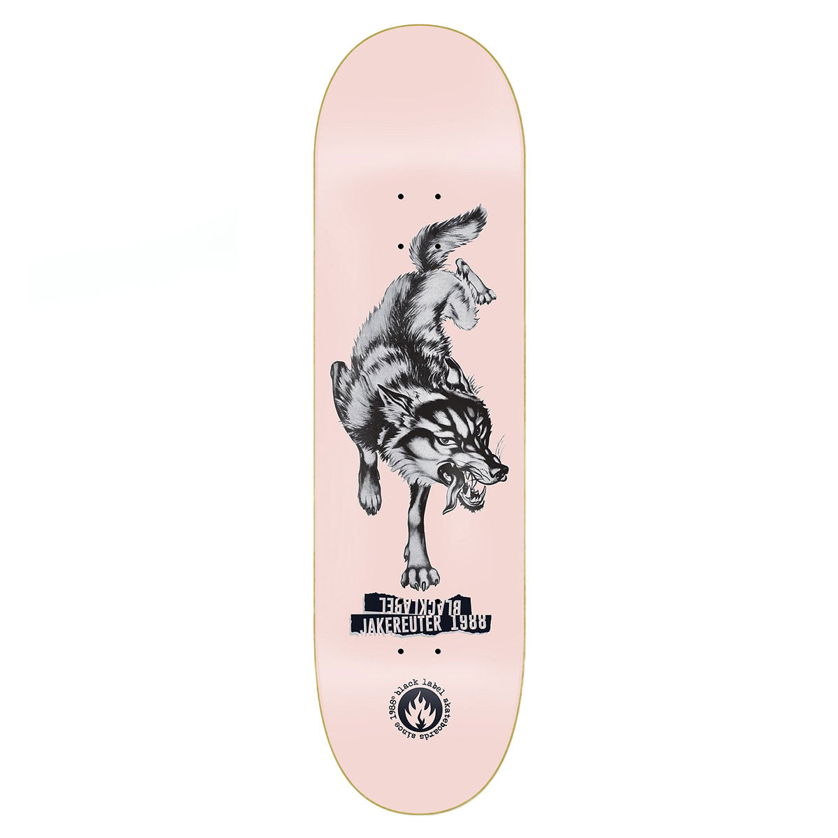 Black Label Jake Reuter Lonewolf Skateboard Deck - 8.25