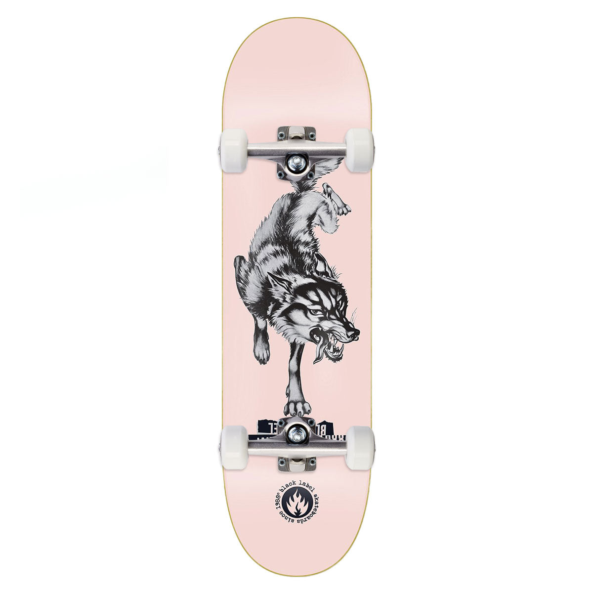 Black Label Jake Reuter Lonewolf Skateboard Complete - 8.25